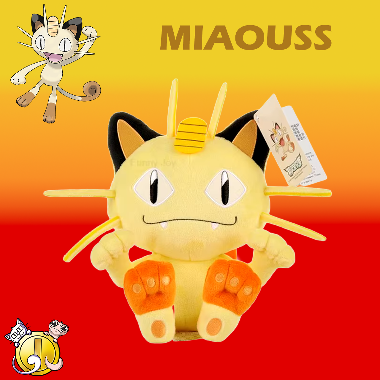 Peluche Pokémon Miaouss