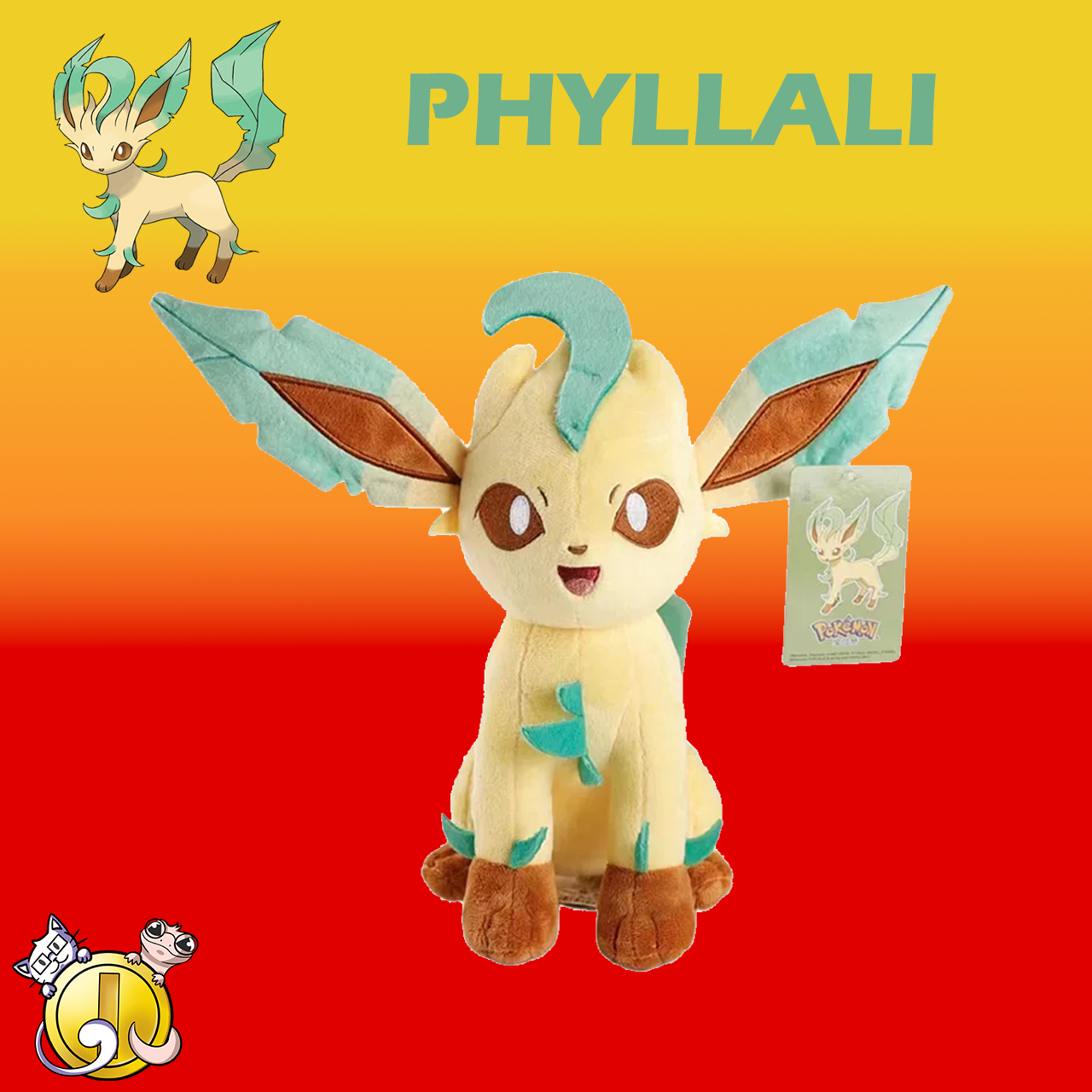 Peluche Pokémon Phyllali