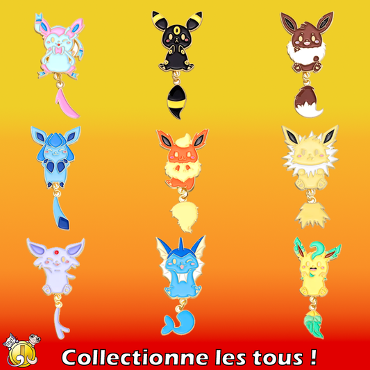 Pins Pokémon Évolutions d'Évoli (Eeveelutions)