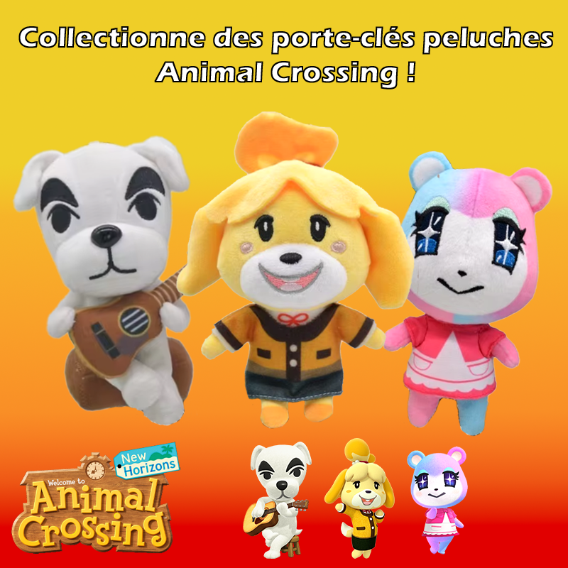 Porte-clés peluche Anima Crossing