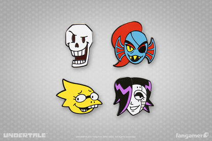 Set de 4 pins Undertale (1)
