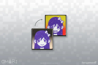 Pins lenticulaire Omori Emotions