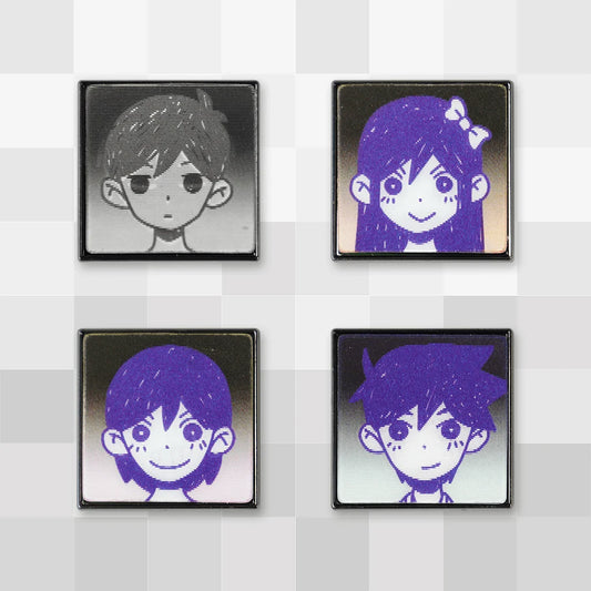Pins lenticulaire Omori Emotions