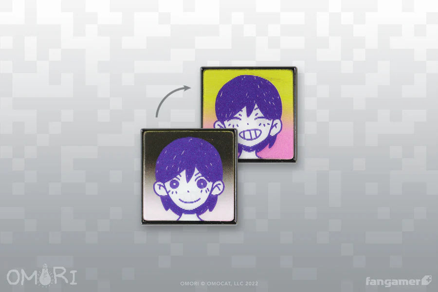 Pins lenticulaire Omori Emotions