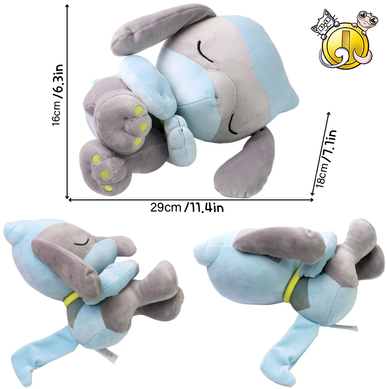 Peluche Pokémon Riolu endormi